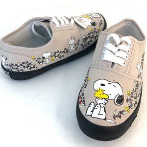 Peanuts "Happiness Is Friendship" Sneakers The Bradford Exchange NEW Sz. 7.5